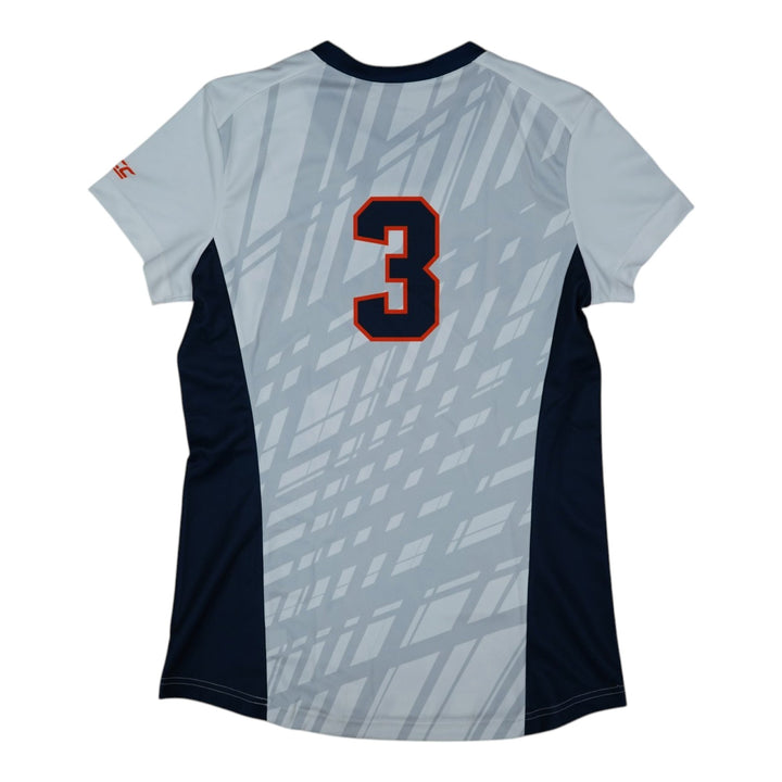 Syracuse Orange Game-Issued #3 White Softball Jersey LOA