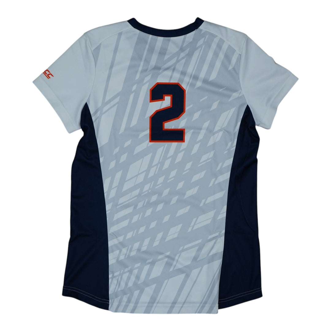 Syracuse Orange Game-Issued #2 White Softball Jersey LOA