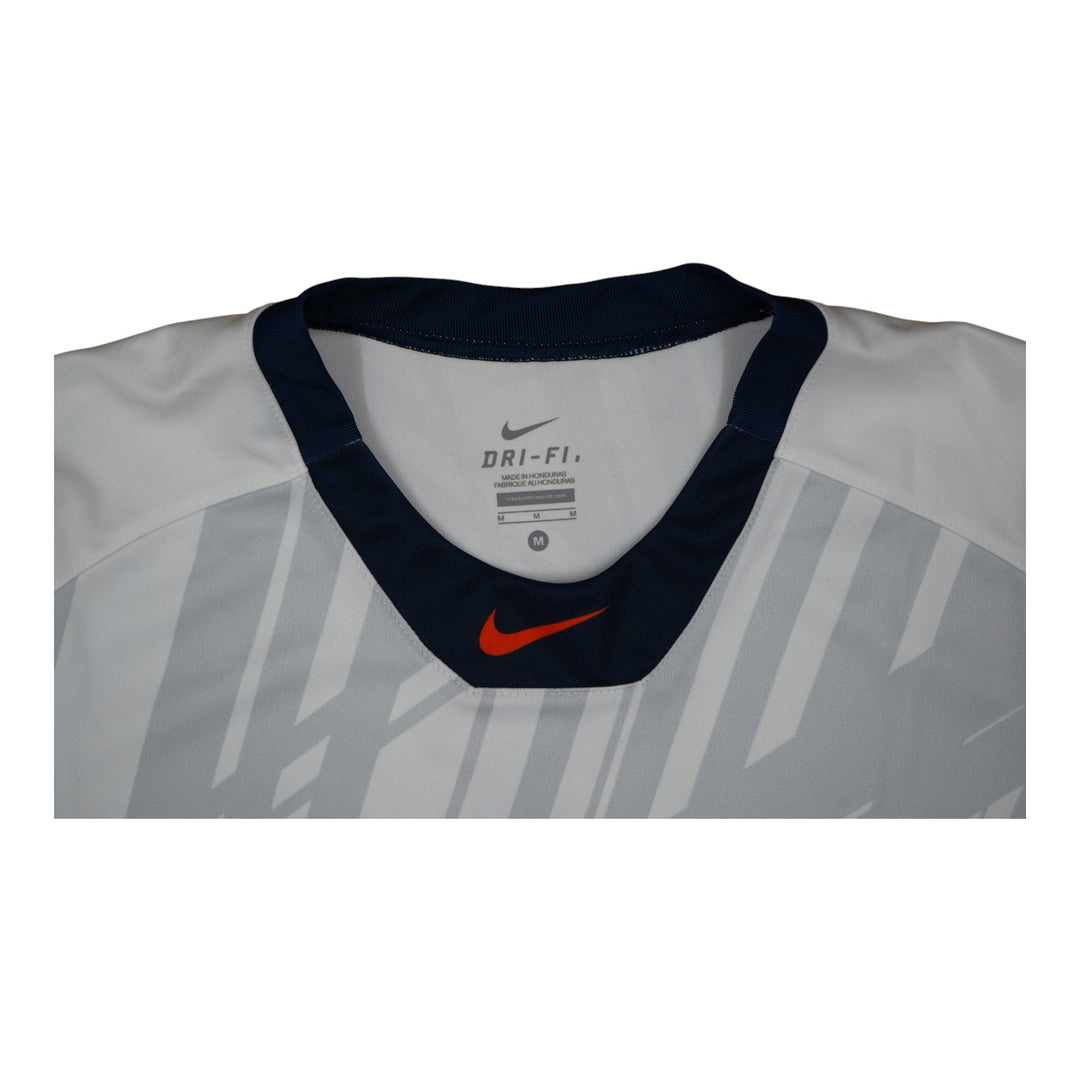 Syracuse Orange Game-Issued #1 White Softball Jersey LOA