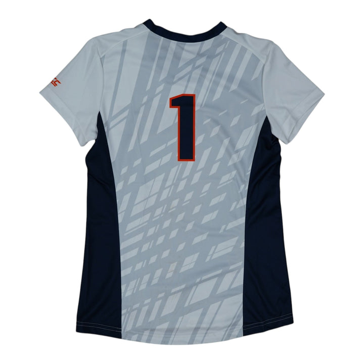 Syracuse Orange Game-Issued #1 White Softball Jersey LOA