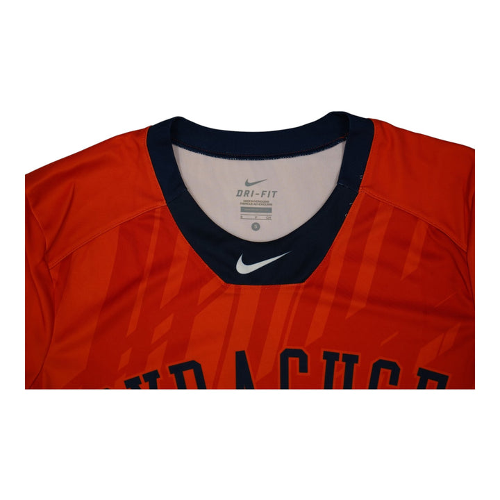 Syracuse Orange Game-Issued #4 Orange Softball Jersey LOA