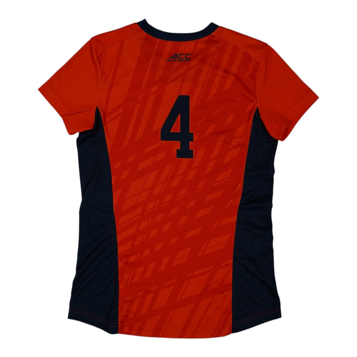 Syracuse Orange Game-Issued #4 Orange Softball Jersey LOA