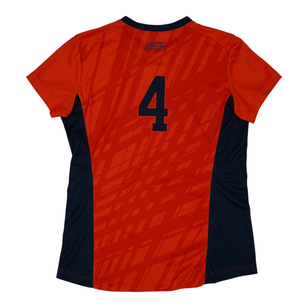 Syracuse Orange Game-Issued #4 Orange Softball Jersey LOA