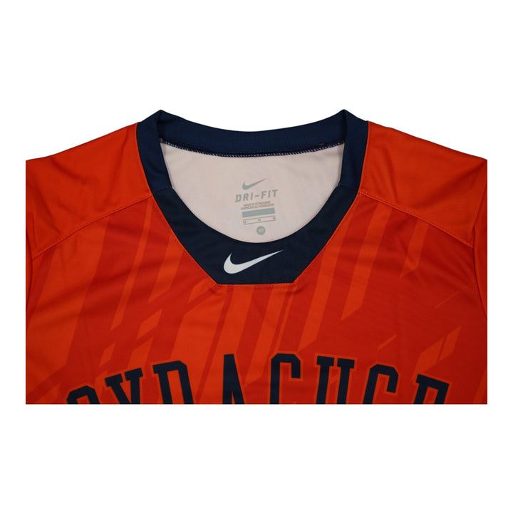 Syracuse Orange Game-Issued #6 Orange Softball Jersey LOA