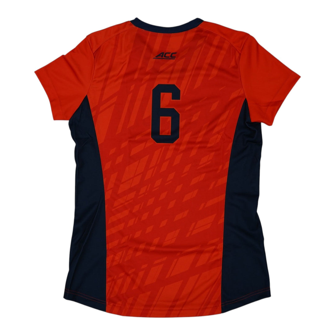 Syracuse Orange Game-Issued #6 Orange Softball Jersey LOA