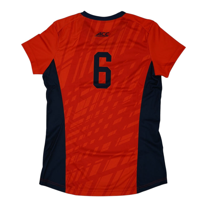 Syracuse Orange Game-Issued #6 Orange Softball Jersey LOA