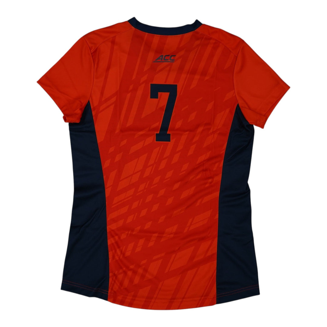 Syracuse Orange Game-Issued #7 Orange Softball Jersey LOA