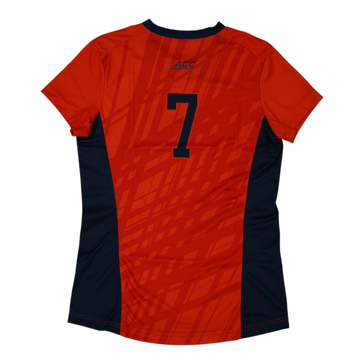 Syracuse Orange Game-Issued #7 Orange Softball Jersey LOA