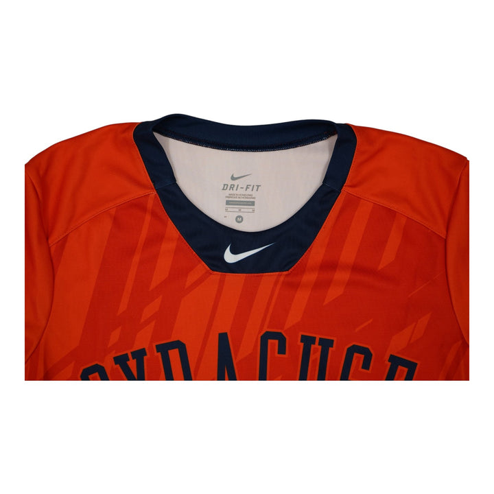 Syracuse Orange Game-Issued #8 Orange Softball Jersey LOA
