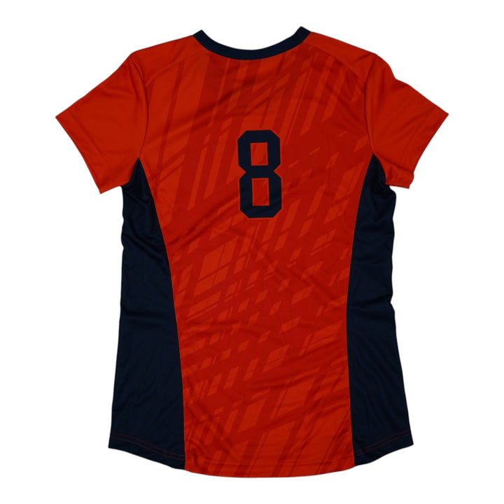 Syracuse Orange Game-Issued #8 Orange Softball Jersey LOA