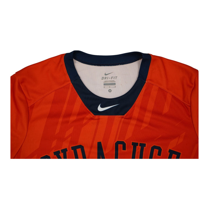 Syracuse Orange Game-Issued #11 Orange Softball Jersey LOA