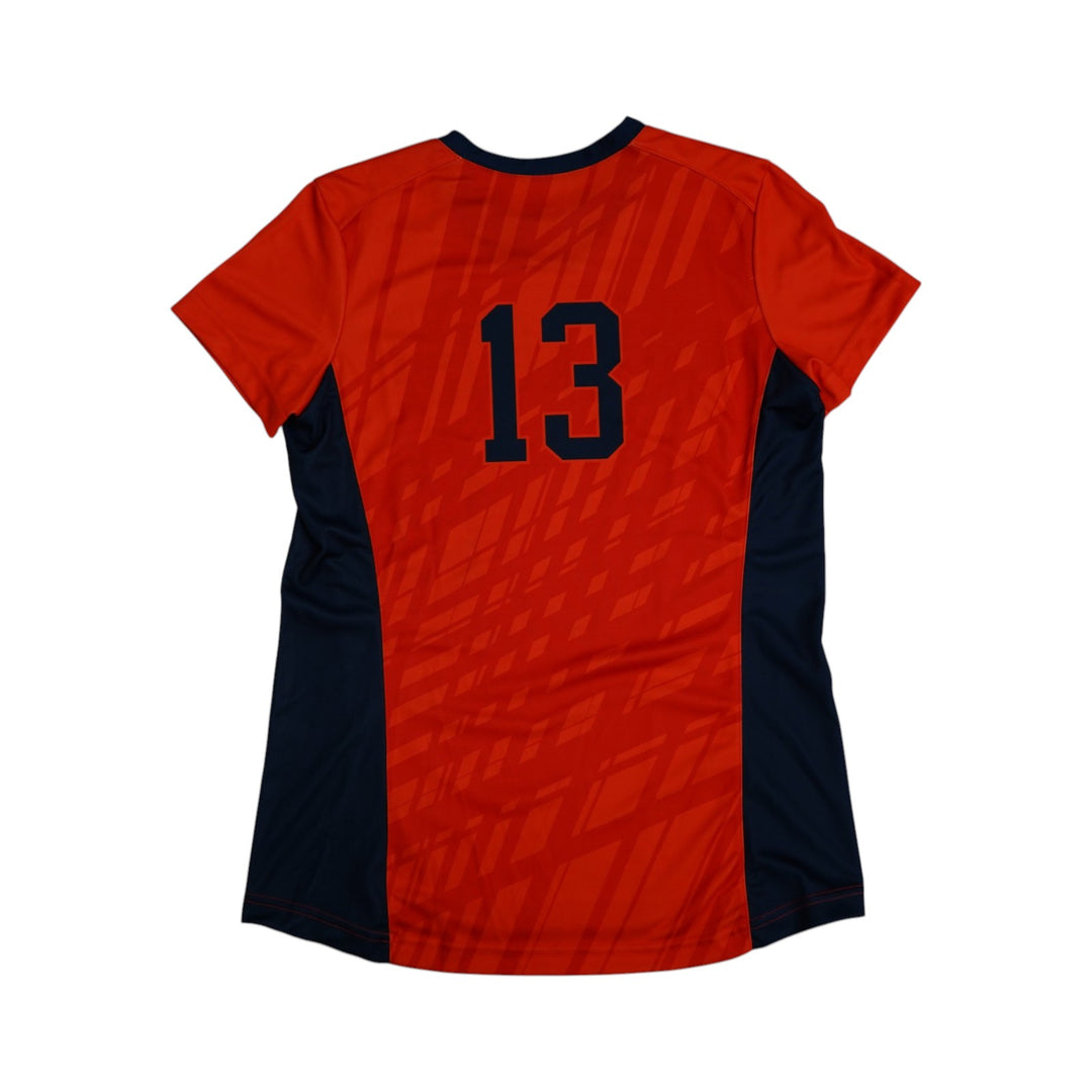 Syracuse Orange Game-Issued #13 Orange Softball Jersey LOA