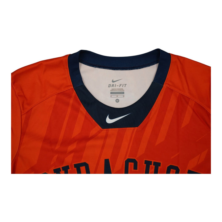 Syracuse Orange Game-Issued #12 Orange Softball Jersey LOA