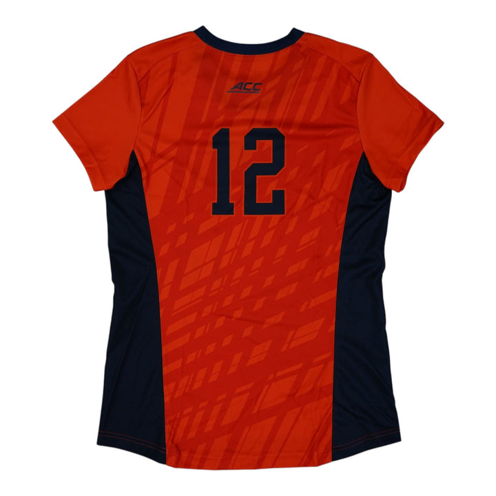 Syracuse Orange Game-Issued #12 Orange Softball Jersey LOA