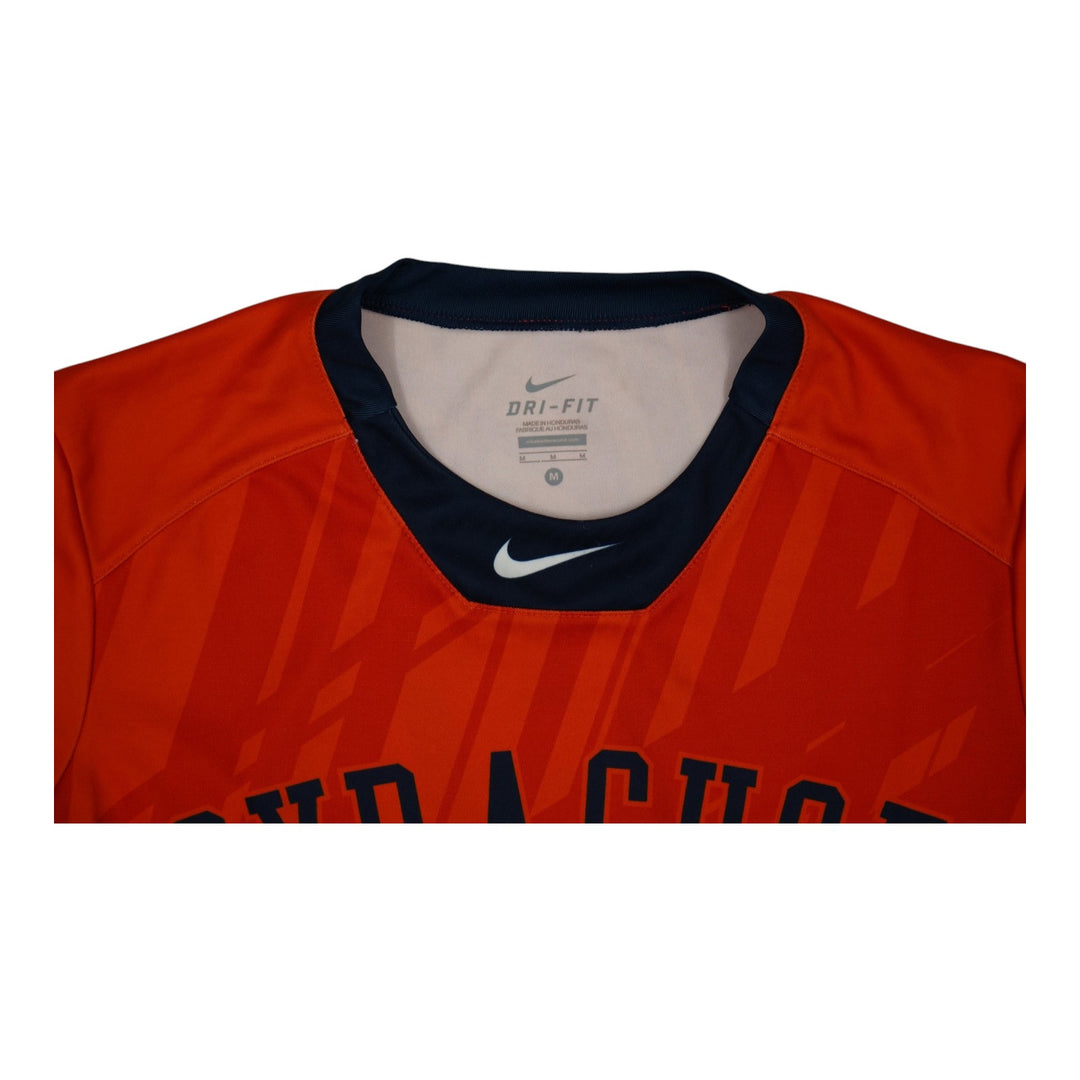 Syracuse Orange Game-Issued #17 Orange Softball Jersey LOA