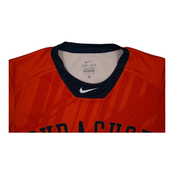 Syracuse Orange Game-Issued #17 Orange Softball Jersey LOA