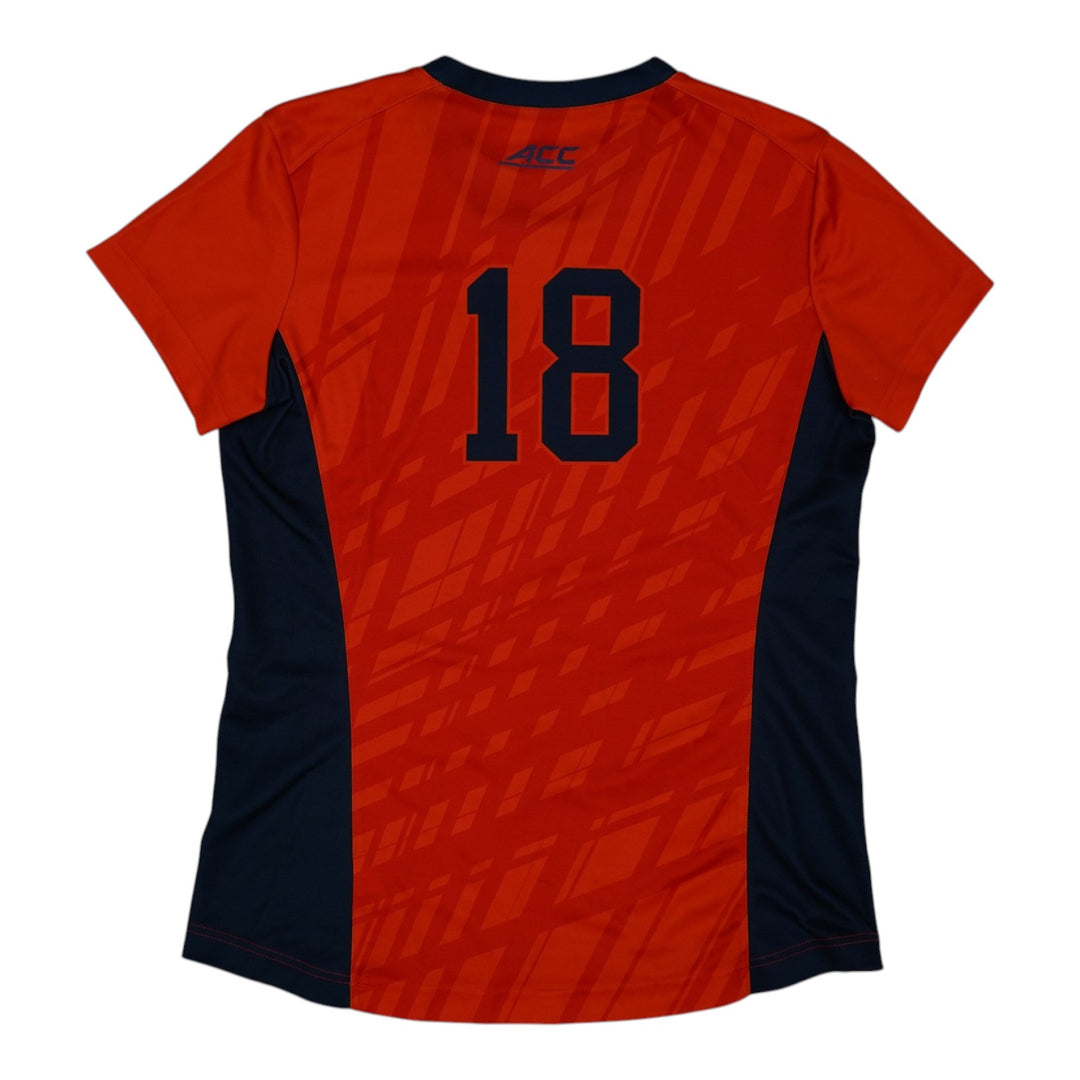 Syracuse Orange Game-Issued #18 Orange Softball Jersey LOA