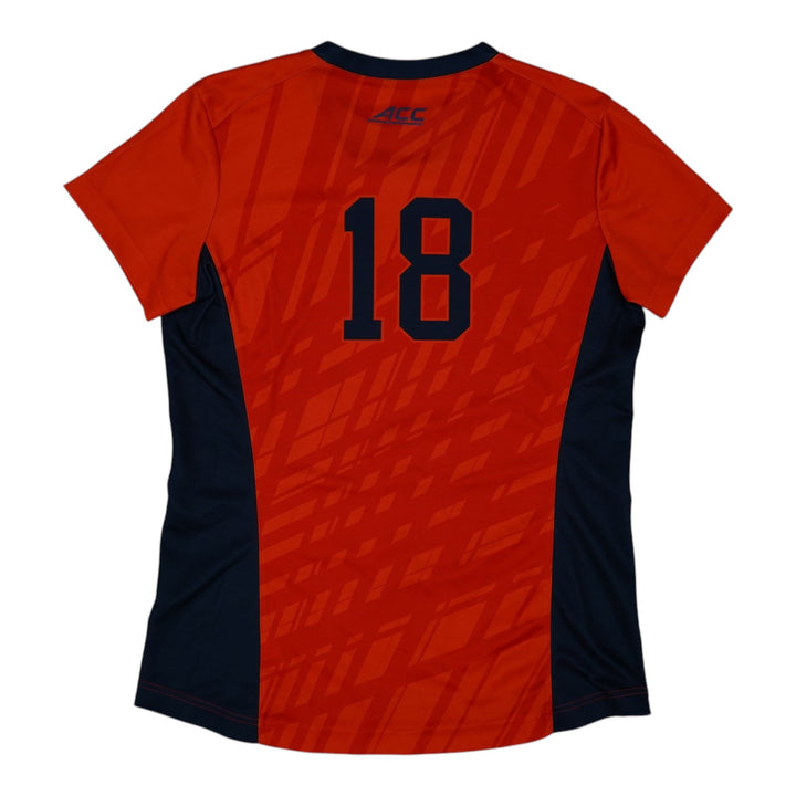 Syracuse Orange Game-Issued #18 Orange Softball Jersey LOA