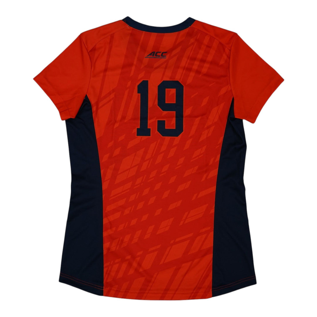 Syracuse Orange Game-Issued #19 Orange Softball Jersey LOA