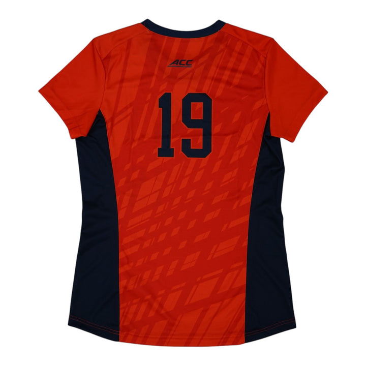 Syracuse Orange Game-Issued #19 Orange Softball Jersey LOA