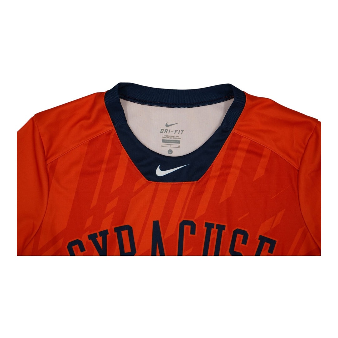 Syracuse Orange Game-Issued #20 Orange Softball Jersey LOA