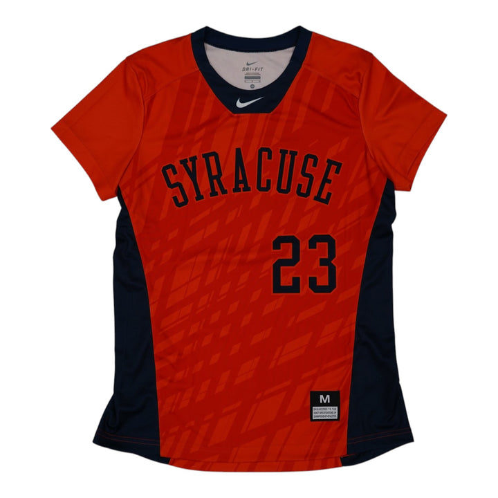 Syracuse Orange Game-Issued #23 Orange Softball Jersey LOA