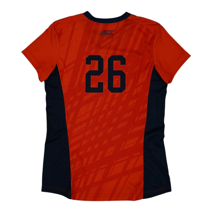 Syracuse Orange Game-Issued #26 Orange Softball Jersey LOA