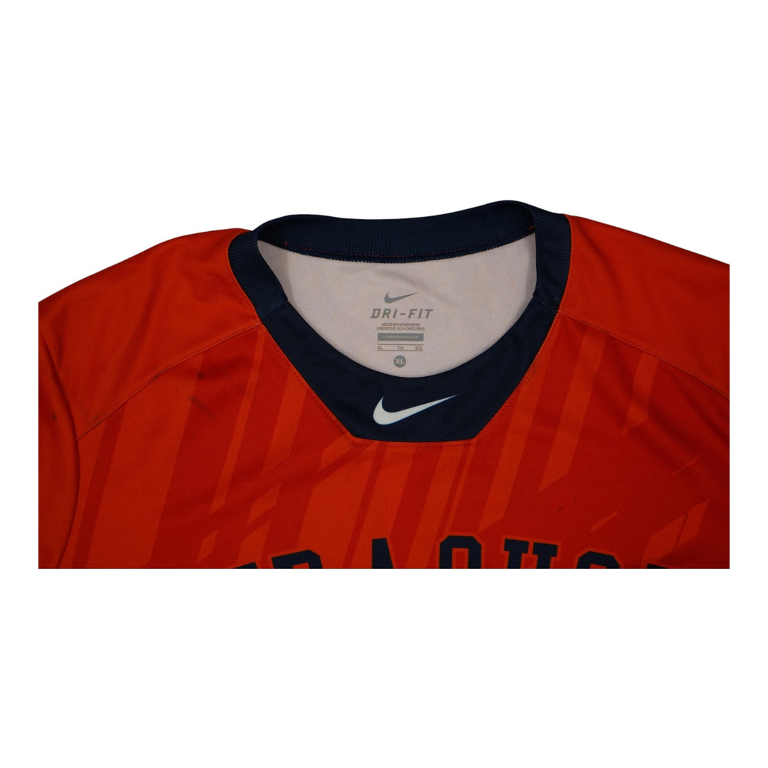 Syracuse Orange Game-Issued #33 Orange Softball Jersey LOA