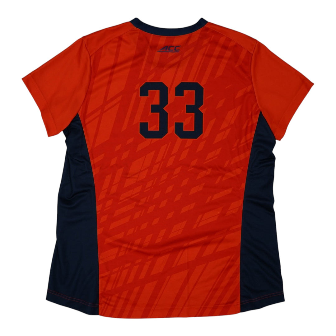 Syracuse Orange Game-Issued #33 Orange Softball Jersey LOA