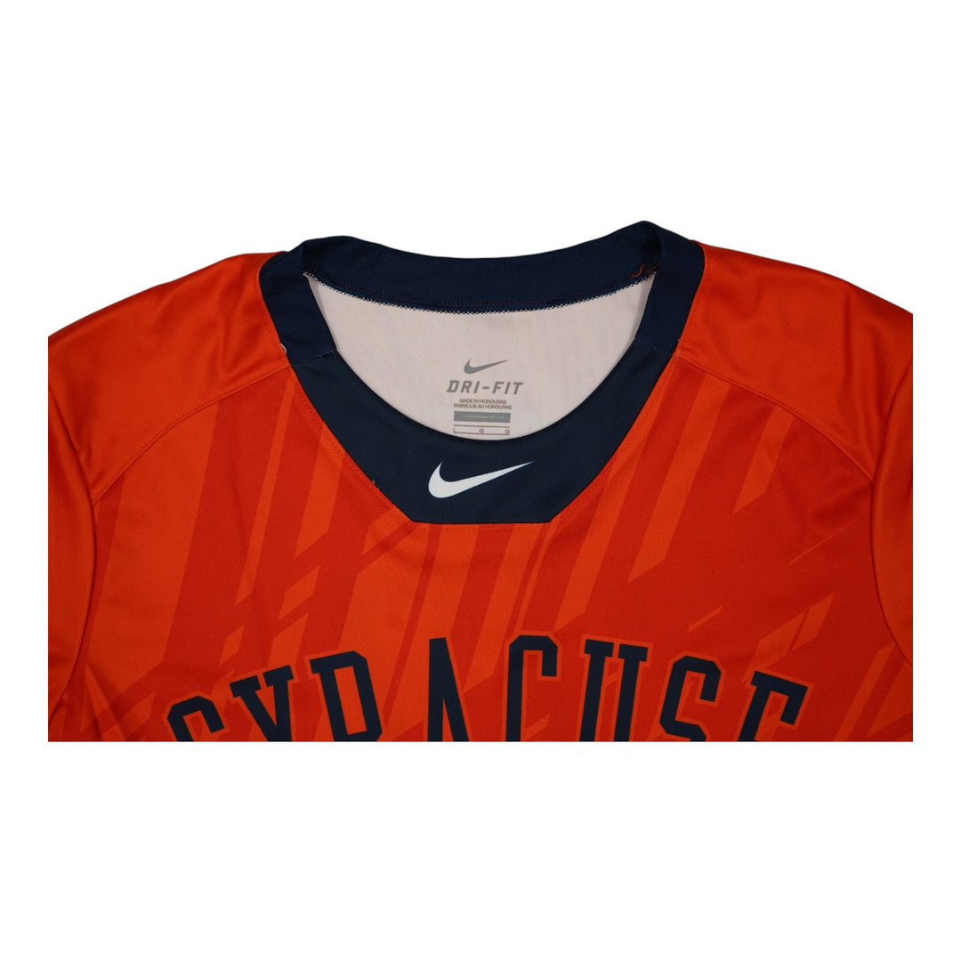 Syracuse Orange Game-Issued #77 Orange Softball Jersey LOA