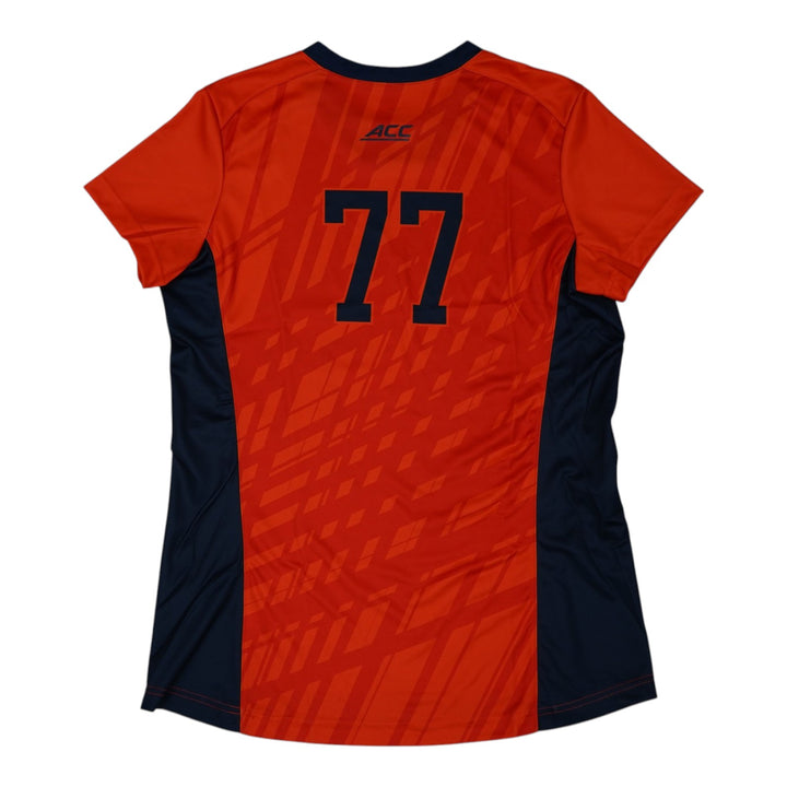 Syracuse Orange Game-Issued #77 Orange Softball Jersey LOA