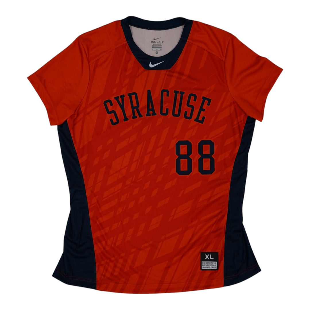 Syracuse Orange Game-Issued #88 Orange Softball Jersey LOA