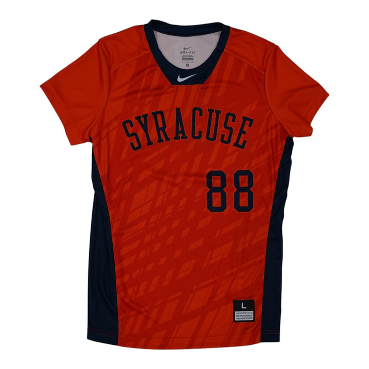 Syracuse Orange Game-Issued #88 Orange Softball Jersey LOA