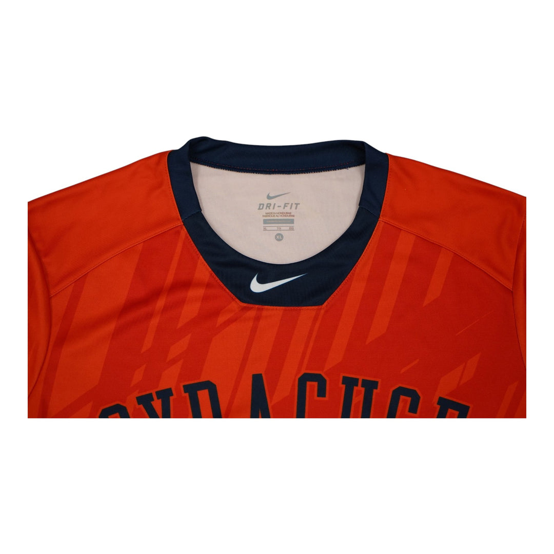 Syracuse Orange Game-Issued #3 Orange Softball Jersey LOA