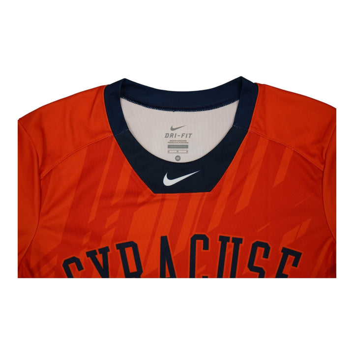 Syracuse Orange Game-Issued #3 Orange Softball Jersey LOA