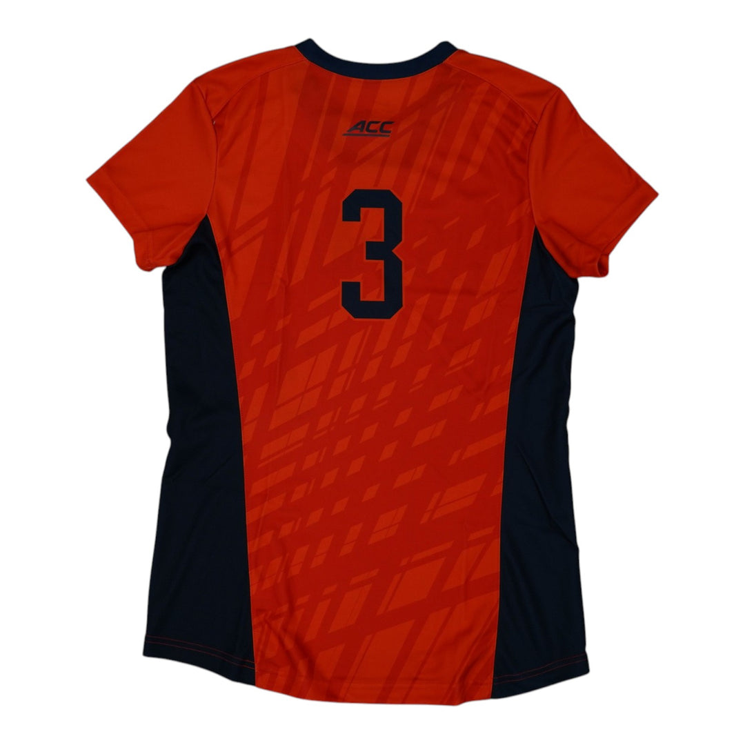 Syracuse Orange Game-Issued #3 Orange Softball Jersey LOA
