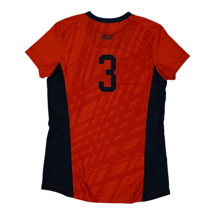 Syracuse Orange Game-Issued #3 Orange Softball Jersey LOA