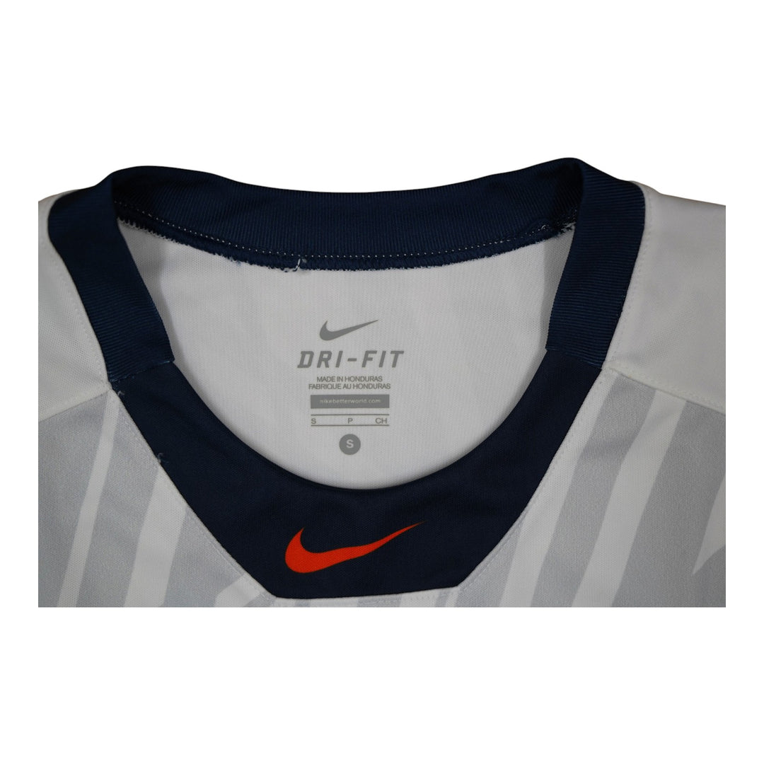 Syracuse Orange Game-Issued #4 White Softball Jersey LOA
