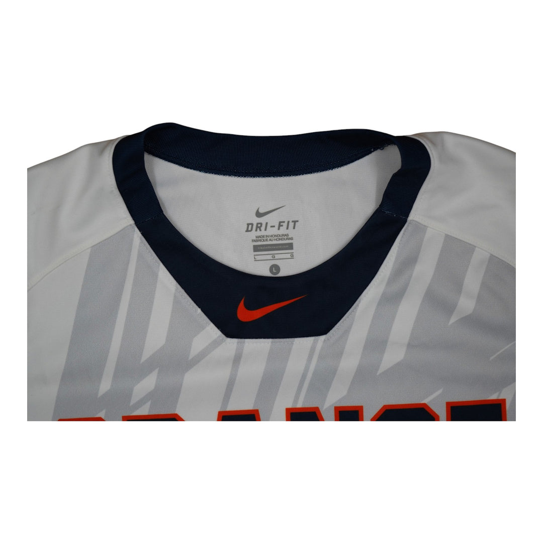 Syracuse Orange Game-Issued #9 White Softball Jersey LOA
