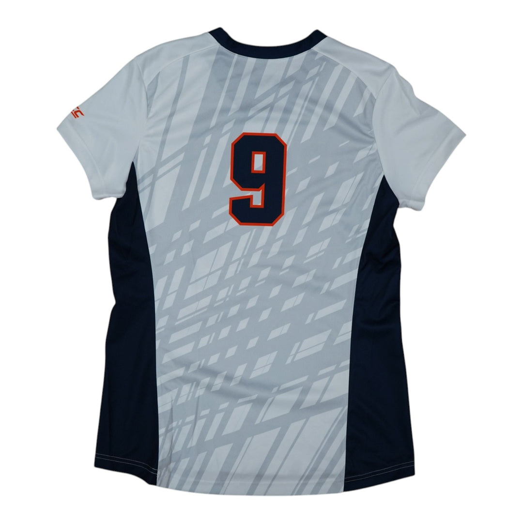 Syracuse Orange Game-Issued #9 White Softball Jersey LOA