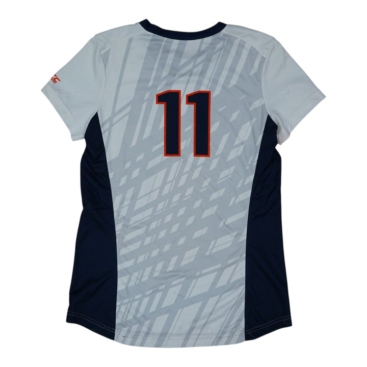 Syracuse Orange Game-Issued #11 White Softball Jersey LOA
