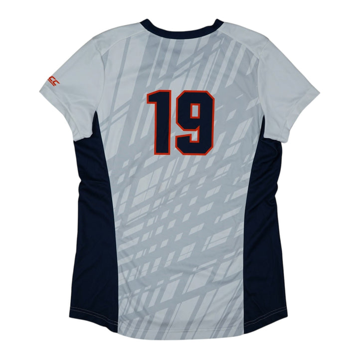 Syracuse Orange Game-Issued #19 White Softball Jersey LOA