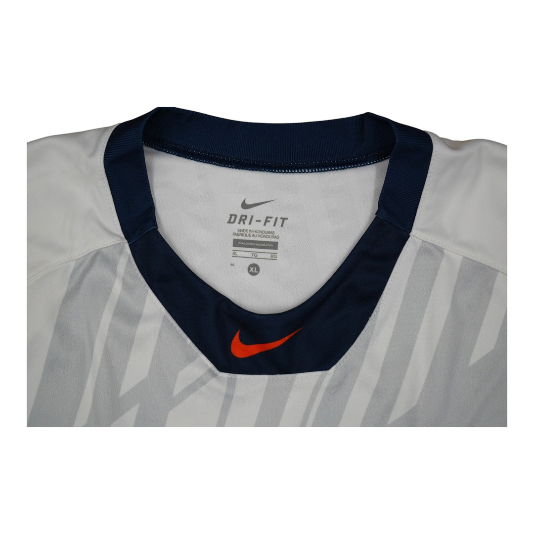 Syracuse Orange Game-Issued #27 White Softball Jersey LOA