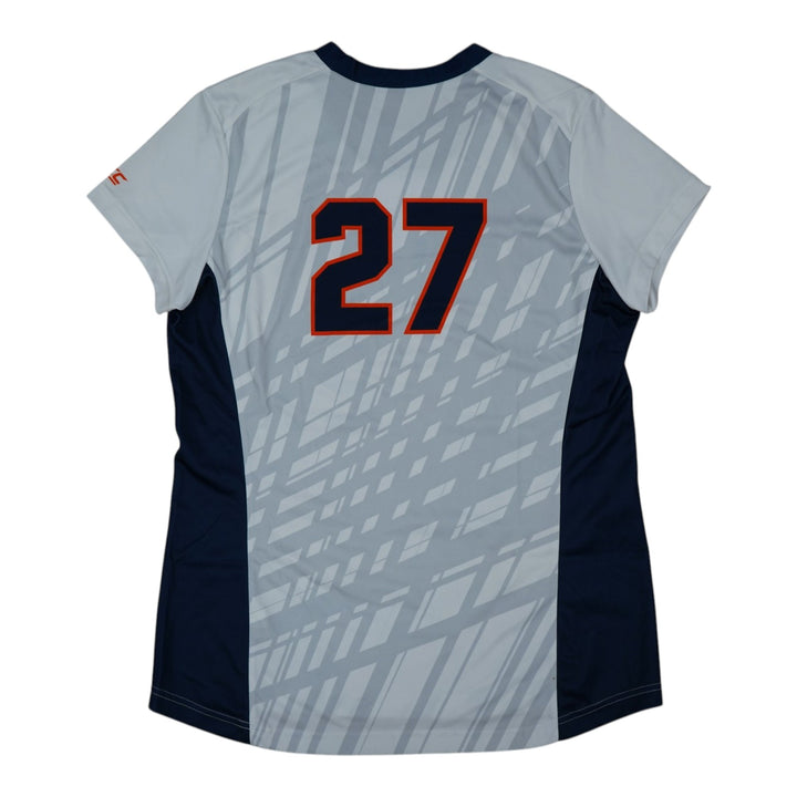 Syracuse Orange Game-Issued #27 White Softball Jersey LOA
