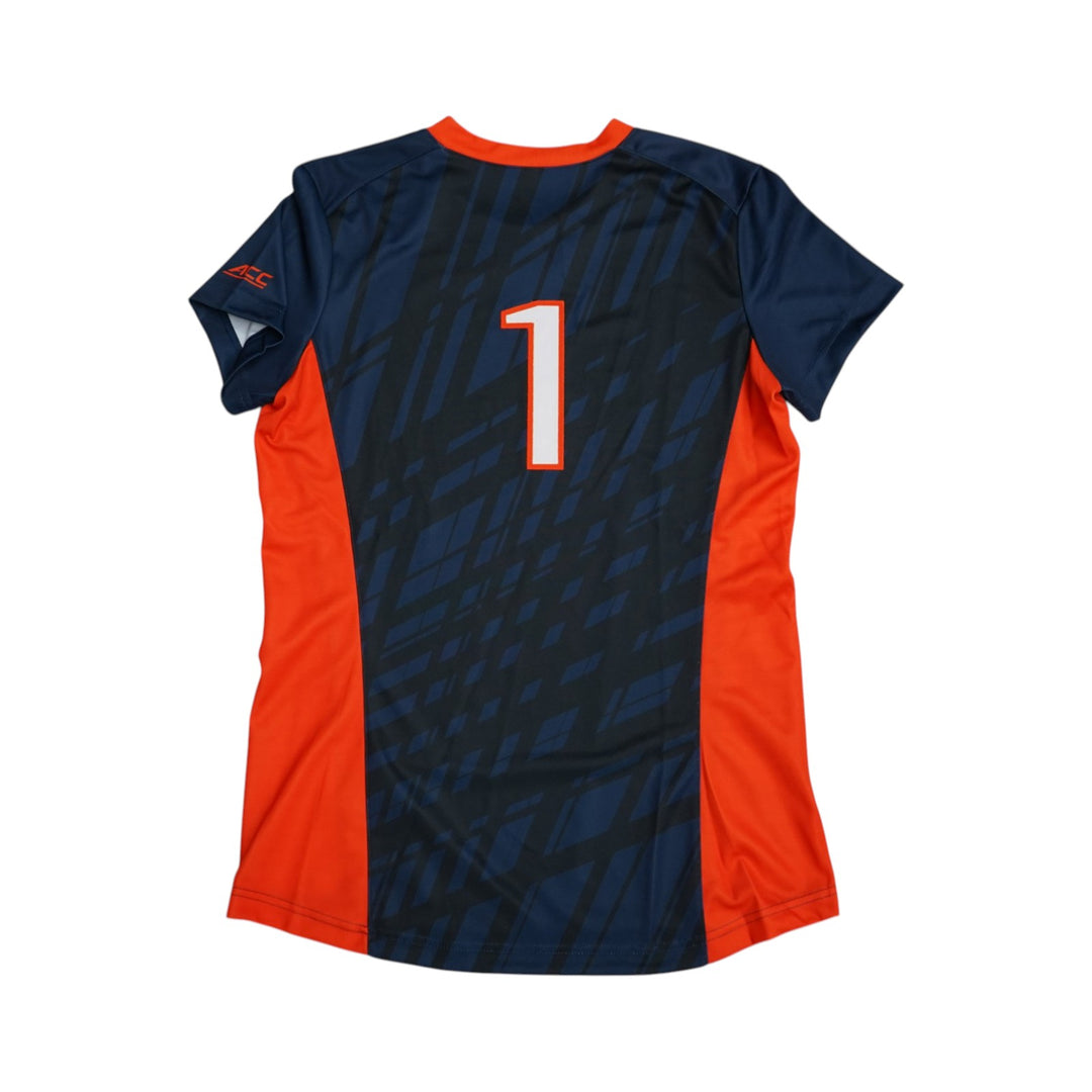 Syracuse Orange Game-Issued #1 Blue Softball Jersey LOA