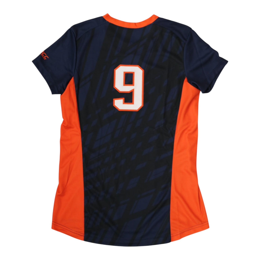 Syracuse Orange Game-Issued #9 Blue Softball Jersey LOA