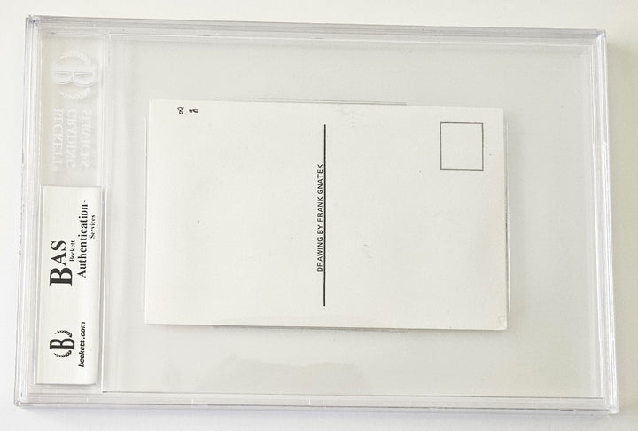 Sam Jones Signed Basketball Hall of Fame Postcard and Inscribed Kind Regards & #24 Boston Celtics 1957-69(Beckett