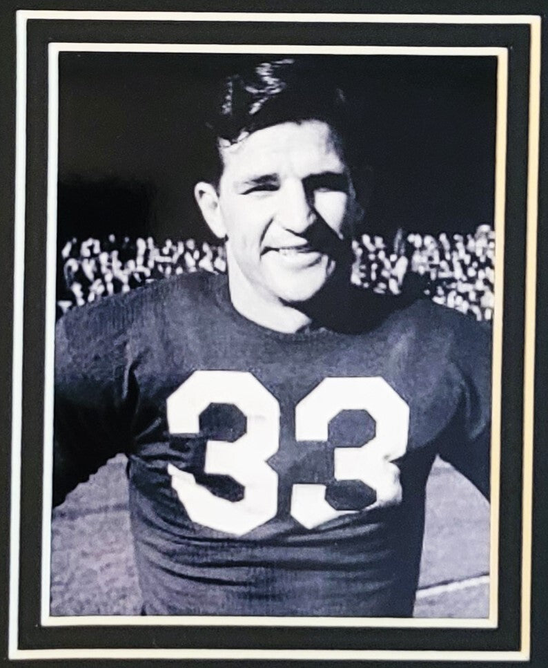 Sammy Baugh Signed Washington Redskins Index Card in 14x18 Matted Display (JSA COA)