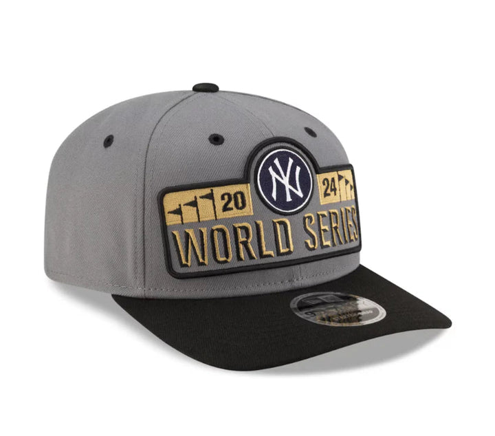 New York Yankees New Era 2024 American League Champions Locker Room 9SEVENTY Stretch Gray Snap Hat