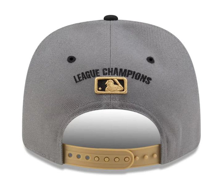 New York Yankees New Era 2024 American League Champions Locker Room 9SEVENTY Stretch Gray Snap Hat